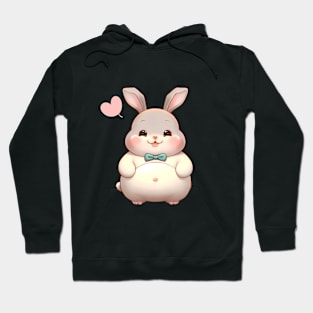 Chubby bunny loves you Hoodie